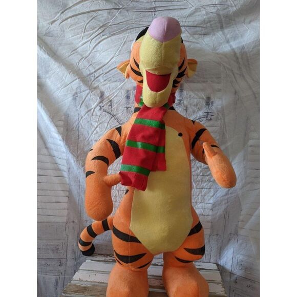 Disney Other - Brass key Tigger stuffed stand up plush Winnie the
